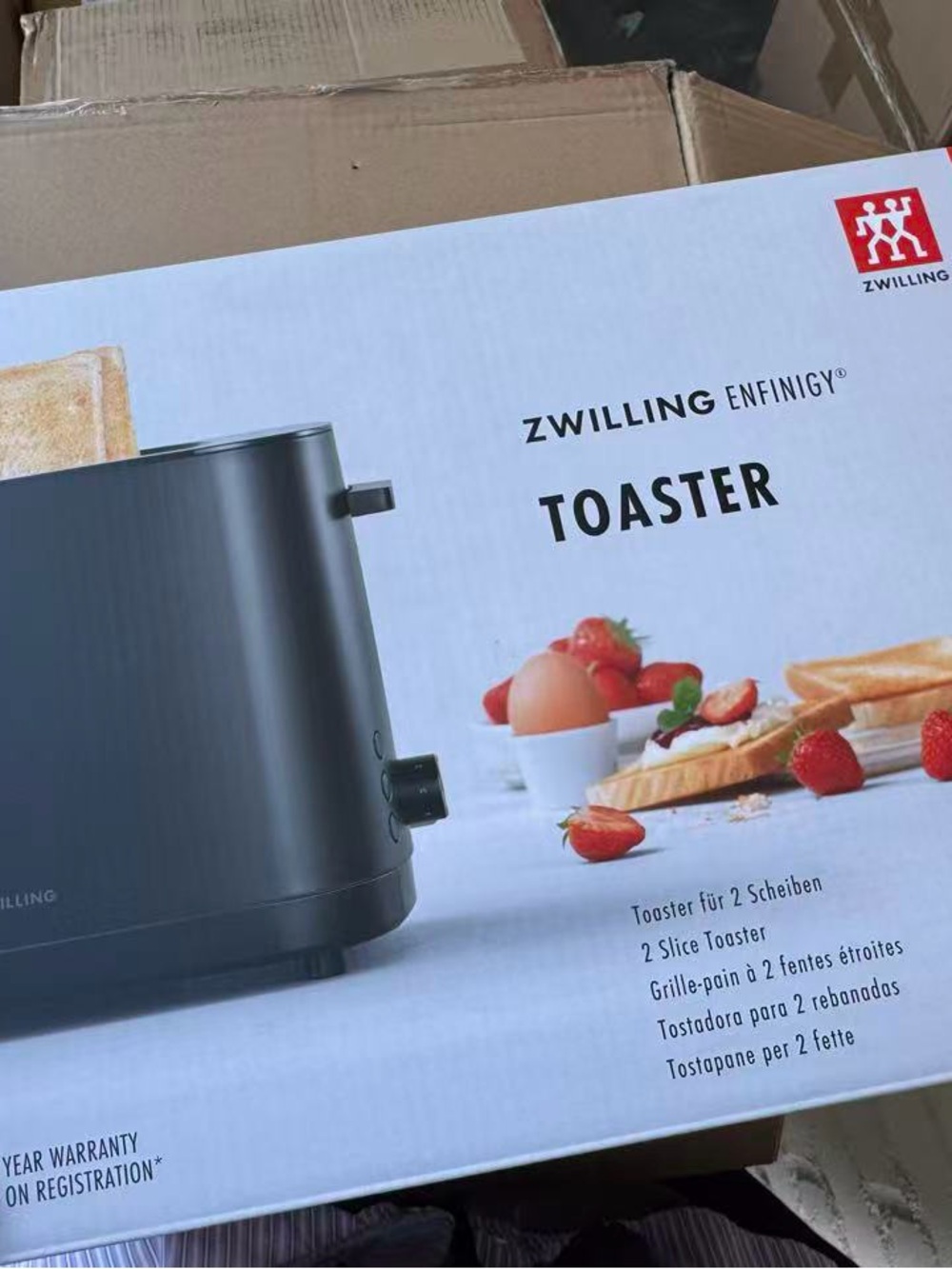 ZWILLING ENFINIGY Toaster in Matte Black